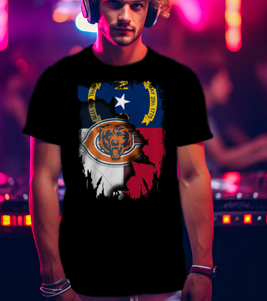 Together North Carolina Flag And Bears T-Shirt