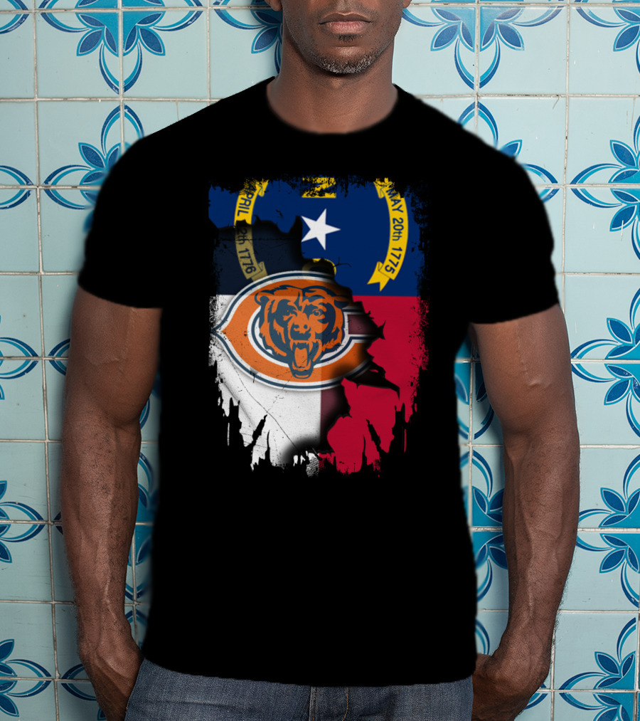 Together North Carolina Flag And Bears T-Shirt