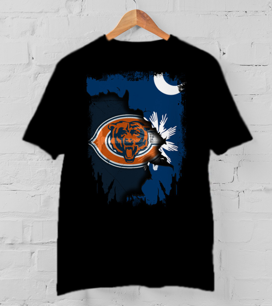 Chicago Bears South Carolina State Unity T-Shirt