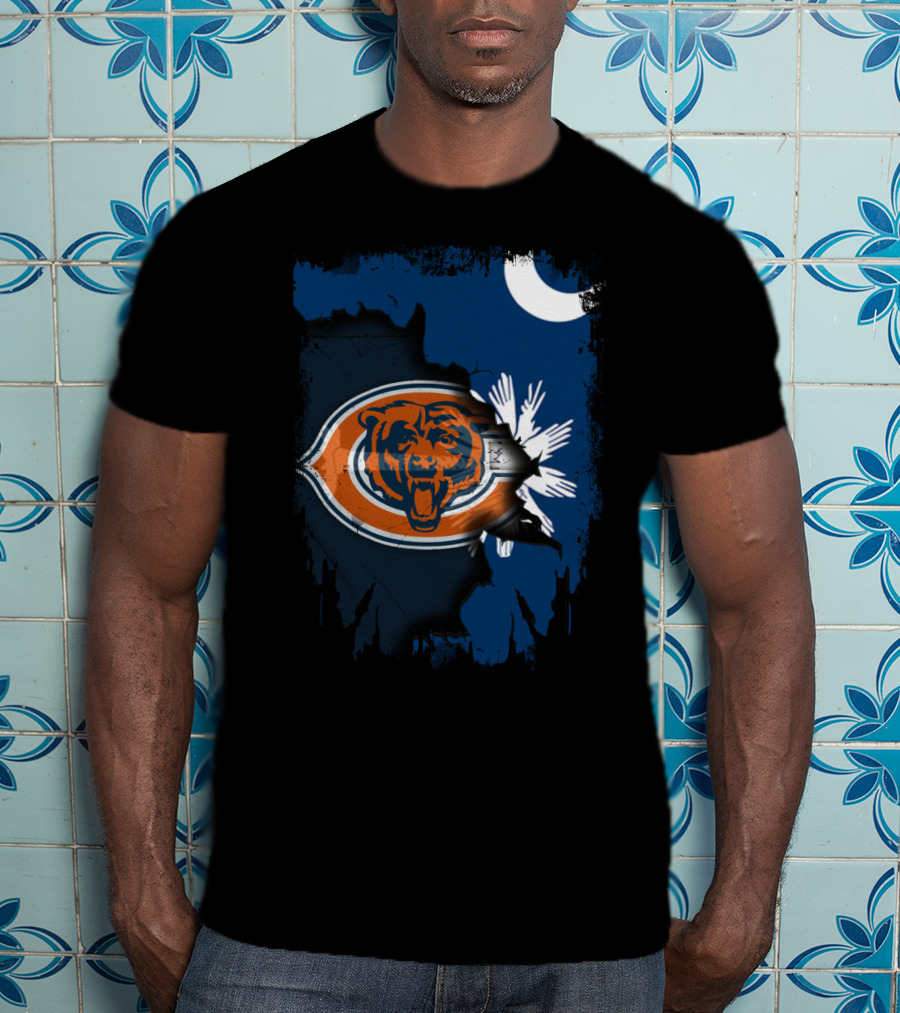 Chicago Bears South Carolina State Unity T-Shirt