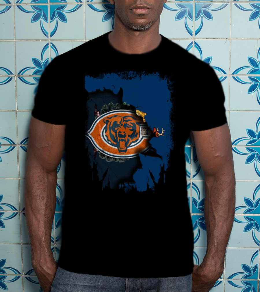 Together Vermont Bears Chicago Football Logo Elements T-Shirt