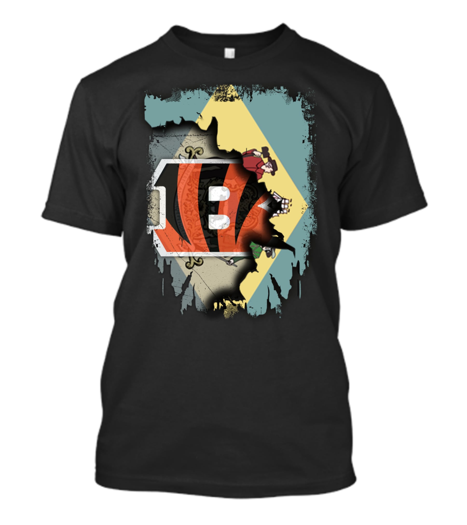 Together Delaware Bengals Flag T-Shirt