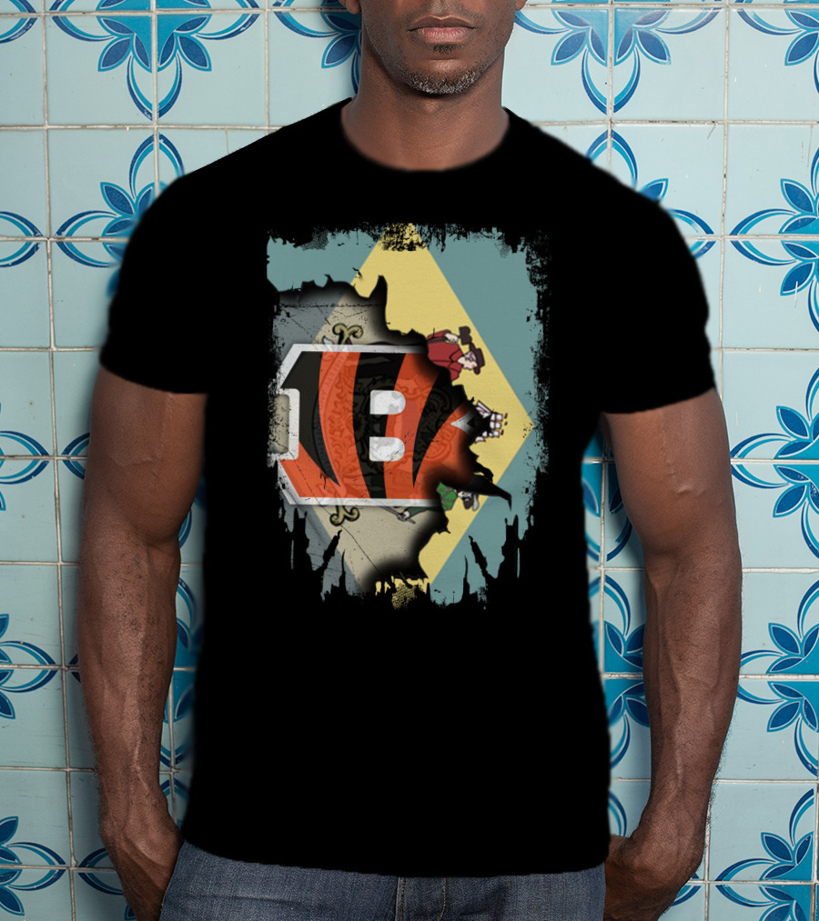 Together Delaware Bengals Flag T-Shirt