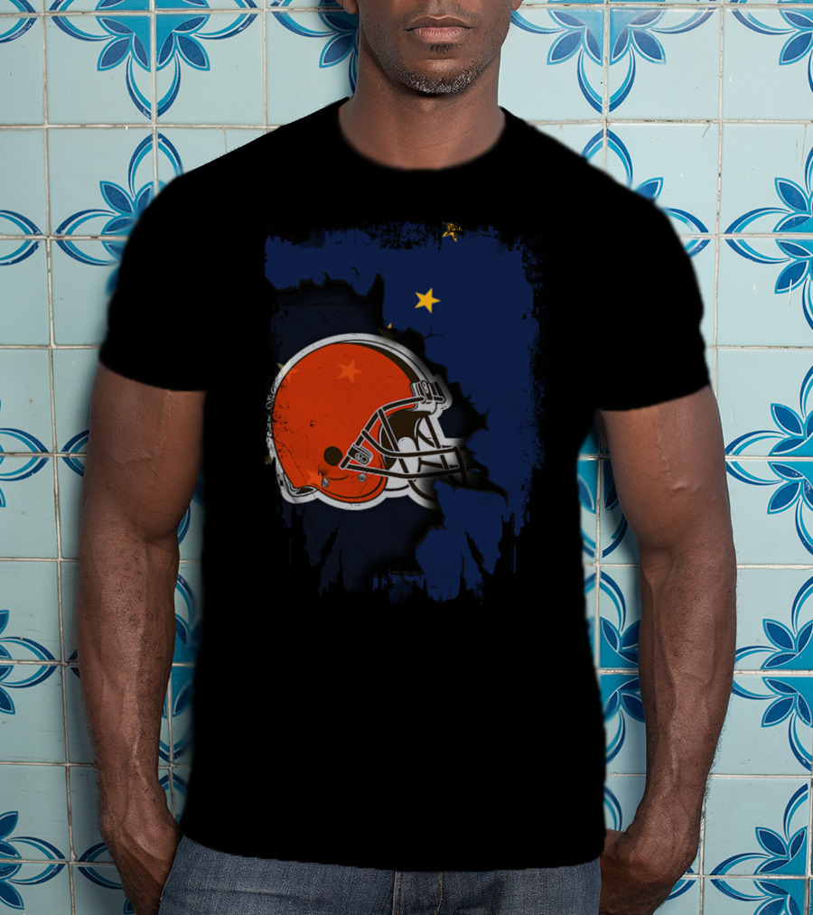 Alaska Browns Helmet Together T-Shirt