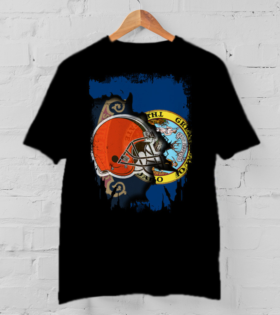 Together Idaho Browns Helmet And Seal T-Shirt