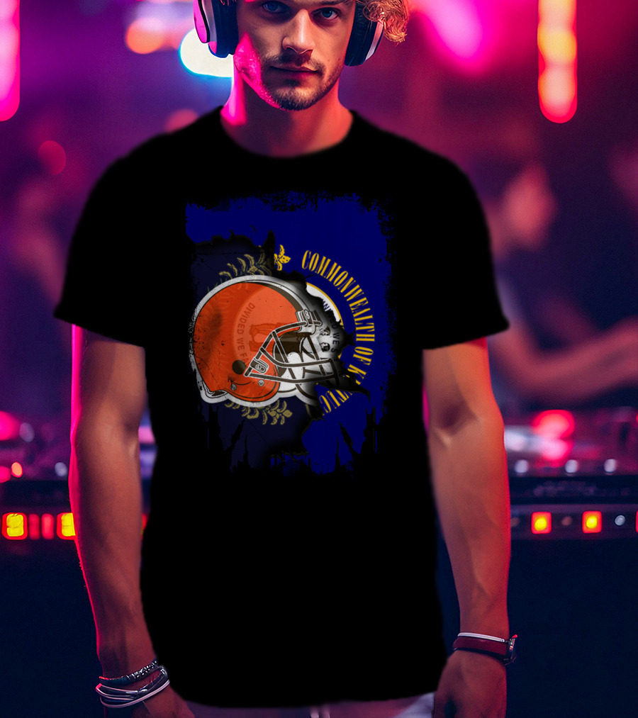 Commonwealth Of Kentucky Browns Helmet Together T-Shirt