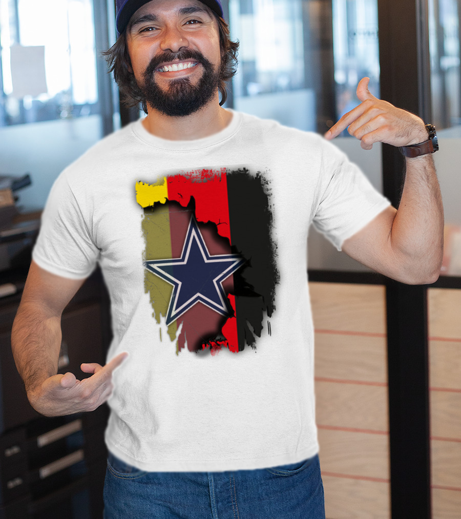Germany Flag With Cowboys Star T-Shirt