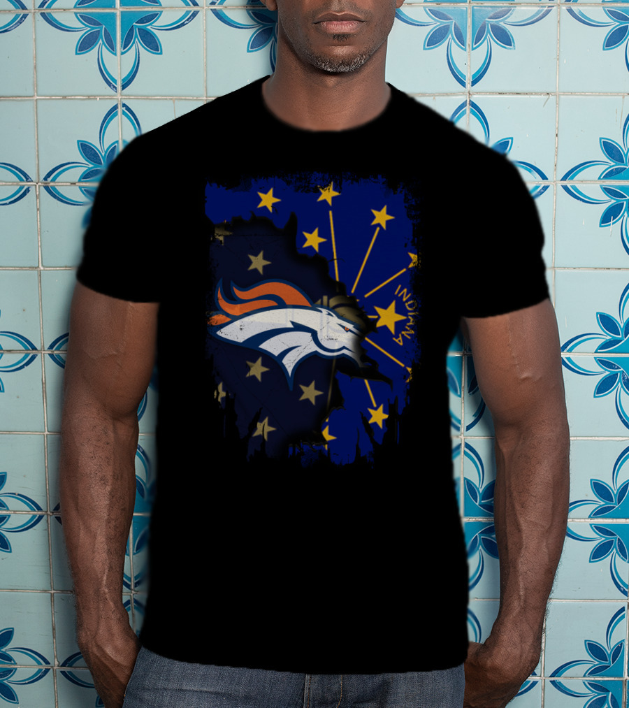 Together Indiana Broncos State Pride Fusion T-Shirt