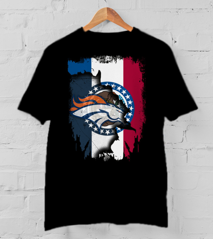 Together Missouri Broncos Flag Iconic T-Shirt