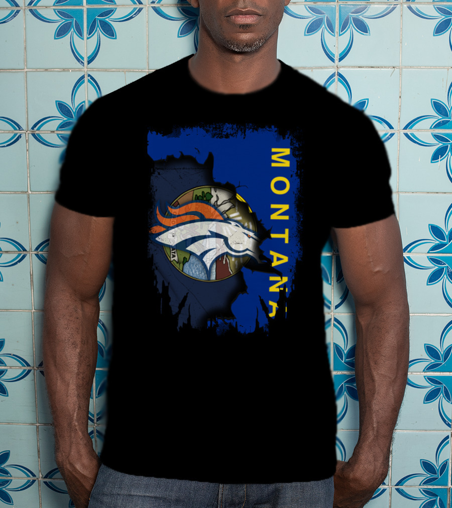 Montana Pride With Broncos T-Shirt