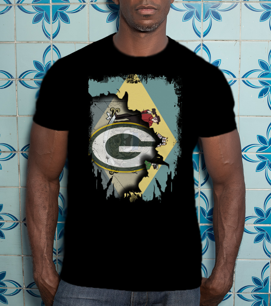 Green Bay Packers Delaware Heritage Fusion T-Shirt