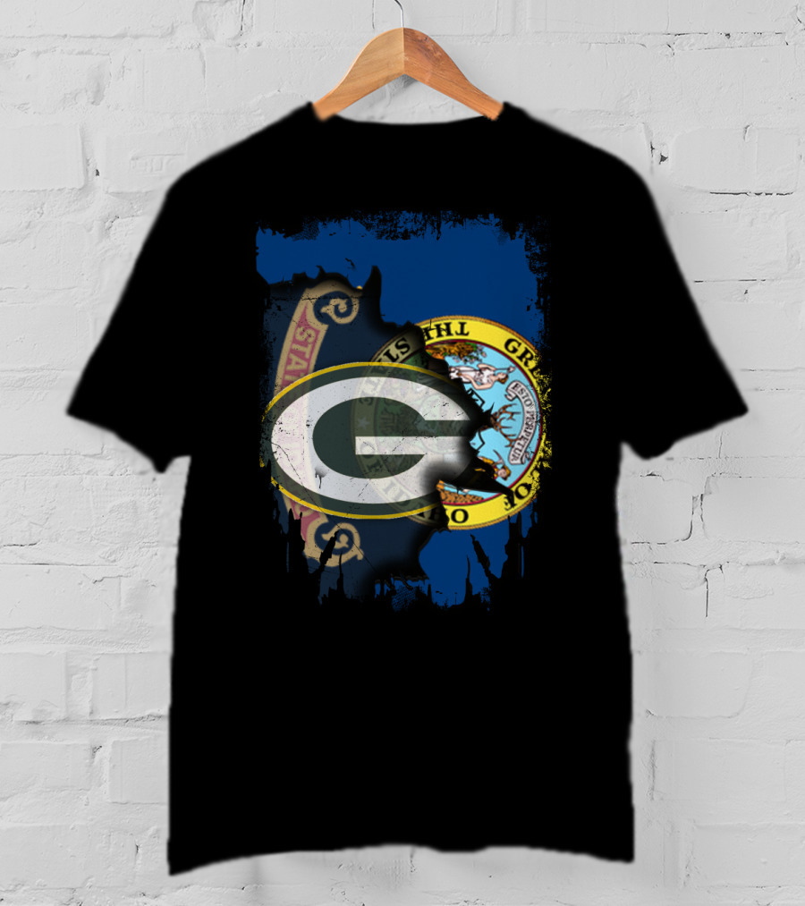 Together Idaho Green Bay Packers Fusion T-Shirt
