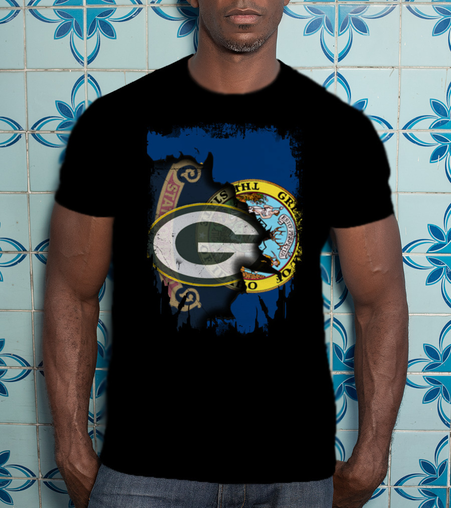Together Idaho Green Bay Packers Fusion T-Shirt