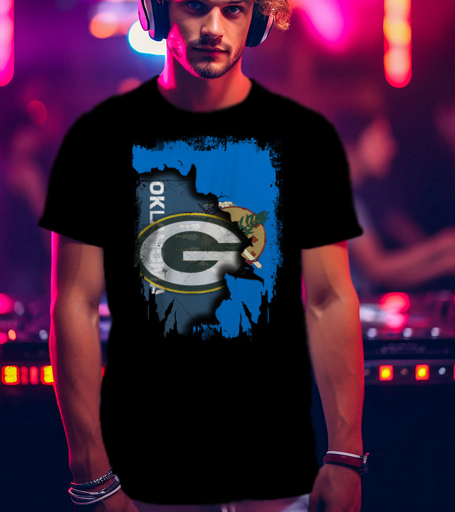 Oklahoma State With Green Bay Packers T-Shirt