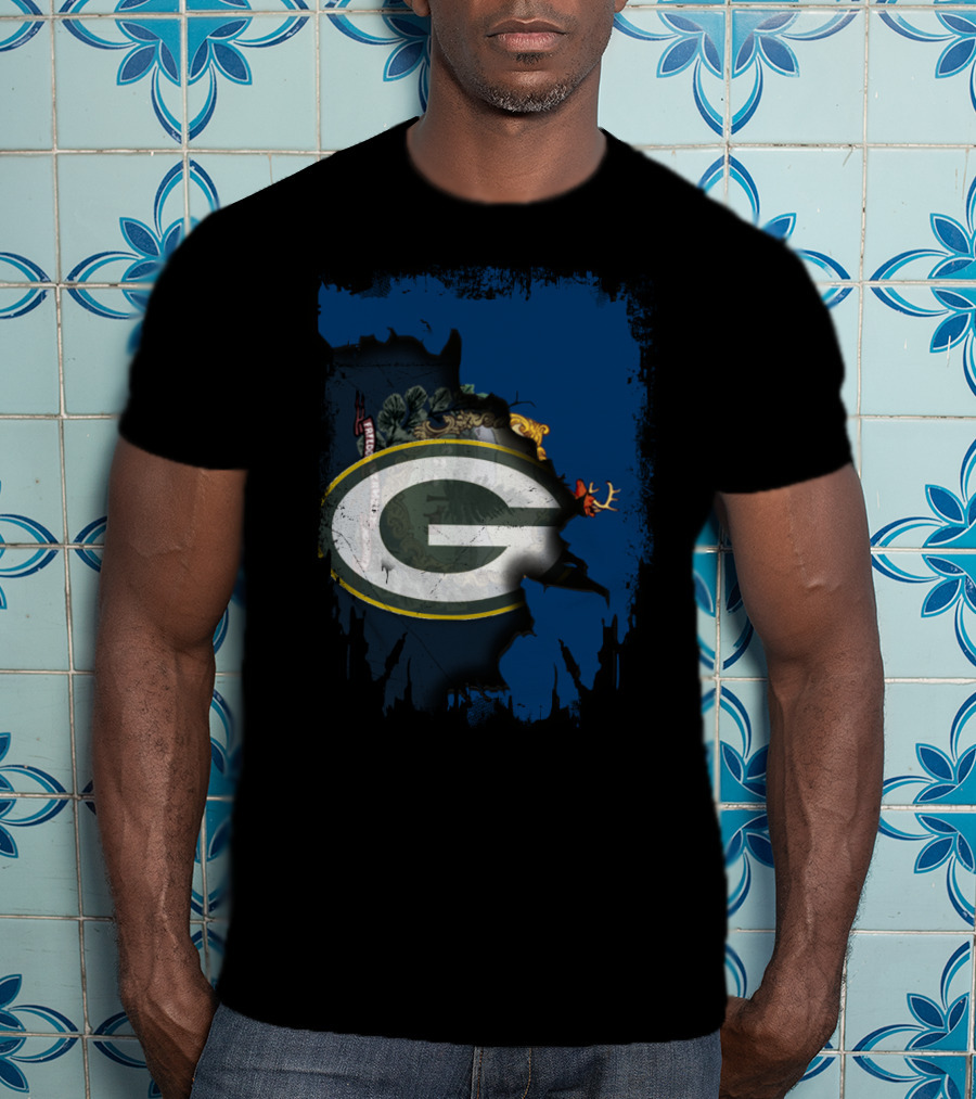Together Vermont Green Bay Packers T-Shirt