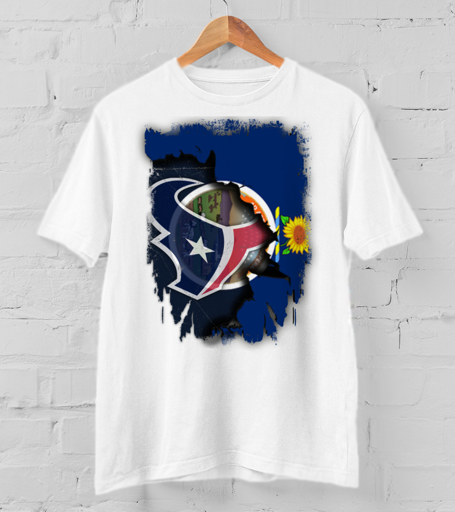 Kansas Sunflower With Texas Star Collaboration T-Shirt