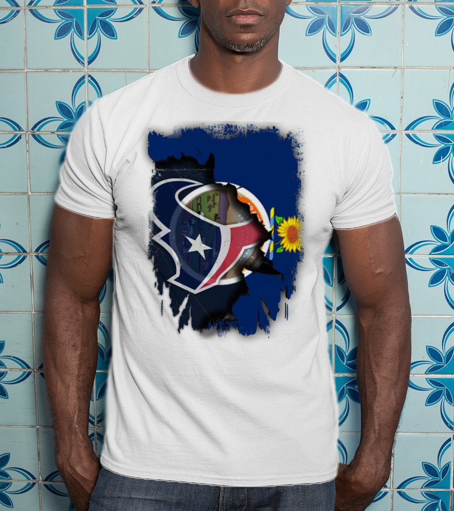 Kansas Sunflower With Texas Star Collaboration T-Shirt