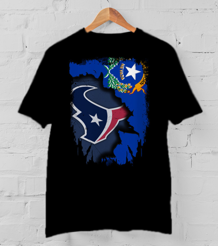 Nevada And Texans United NFL Spirit T-Shirt