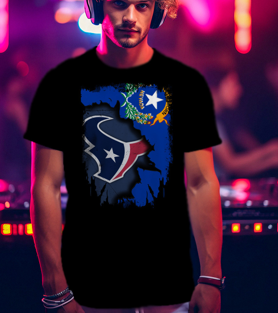 Nevada And Texans United NFL Spirit T-Shirt