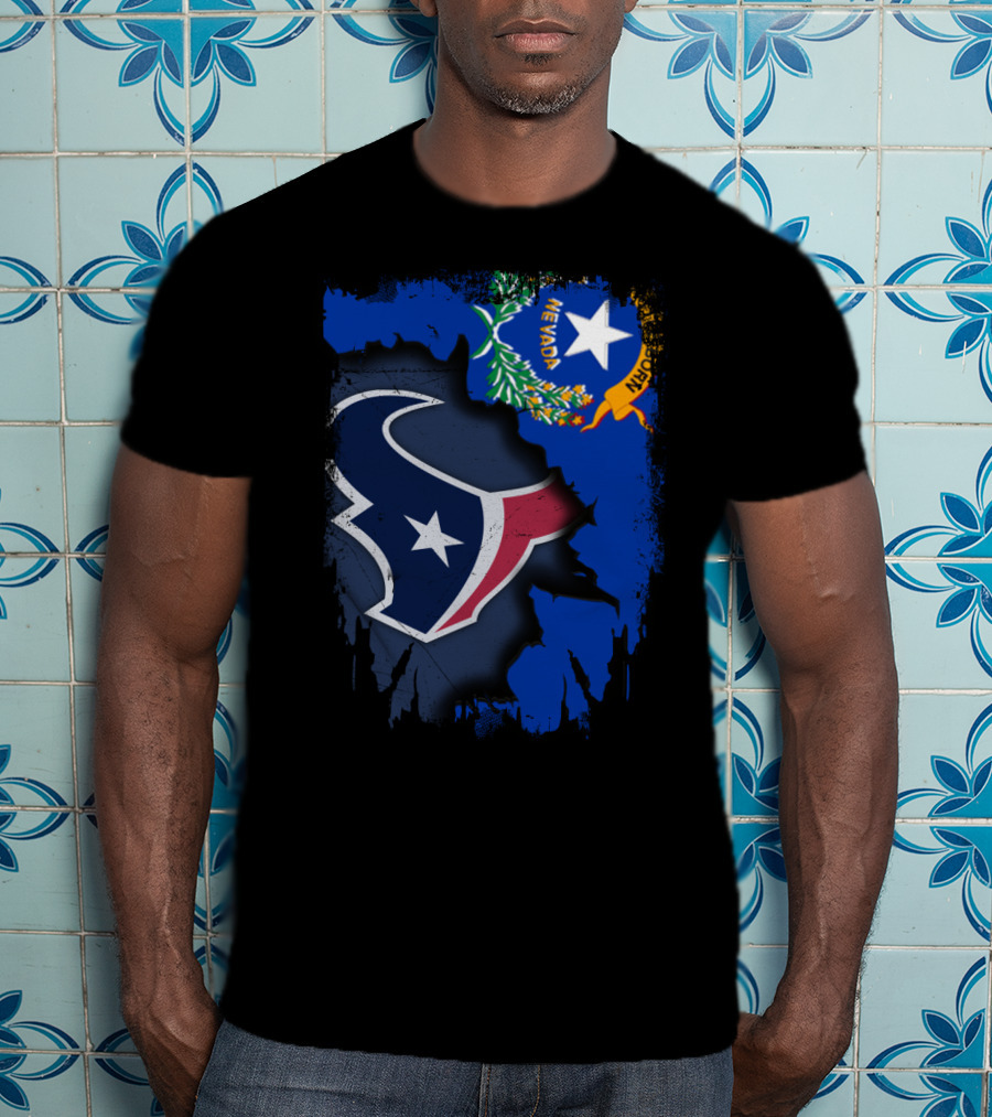 Nevada And Texans United NFL Spirit T-Shirt