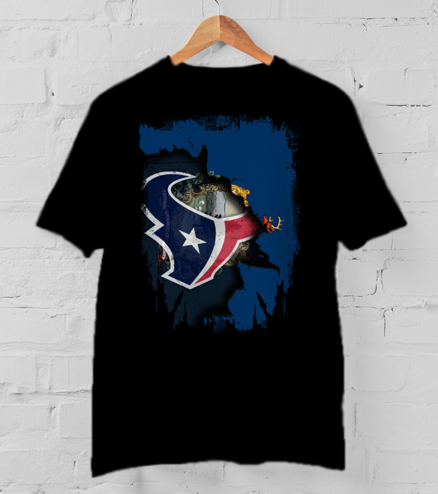 Together Vermont Texans Logo Fusion T-Shirt