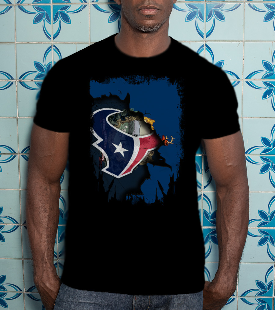 Together Vermont Texans Logo Fusion T-Shirt
