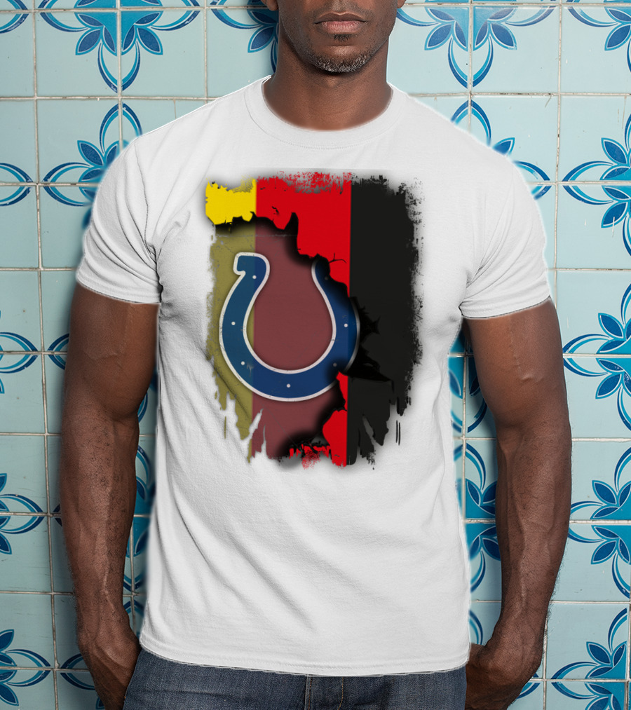 Germany Colors With Colts Horseshoe T-Shirt