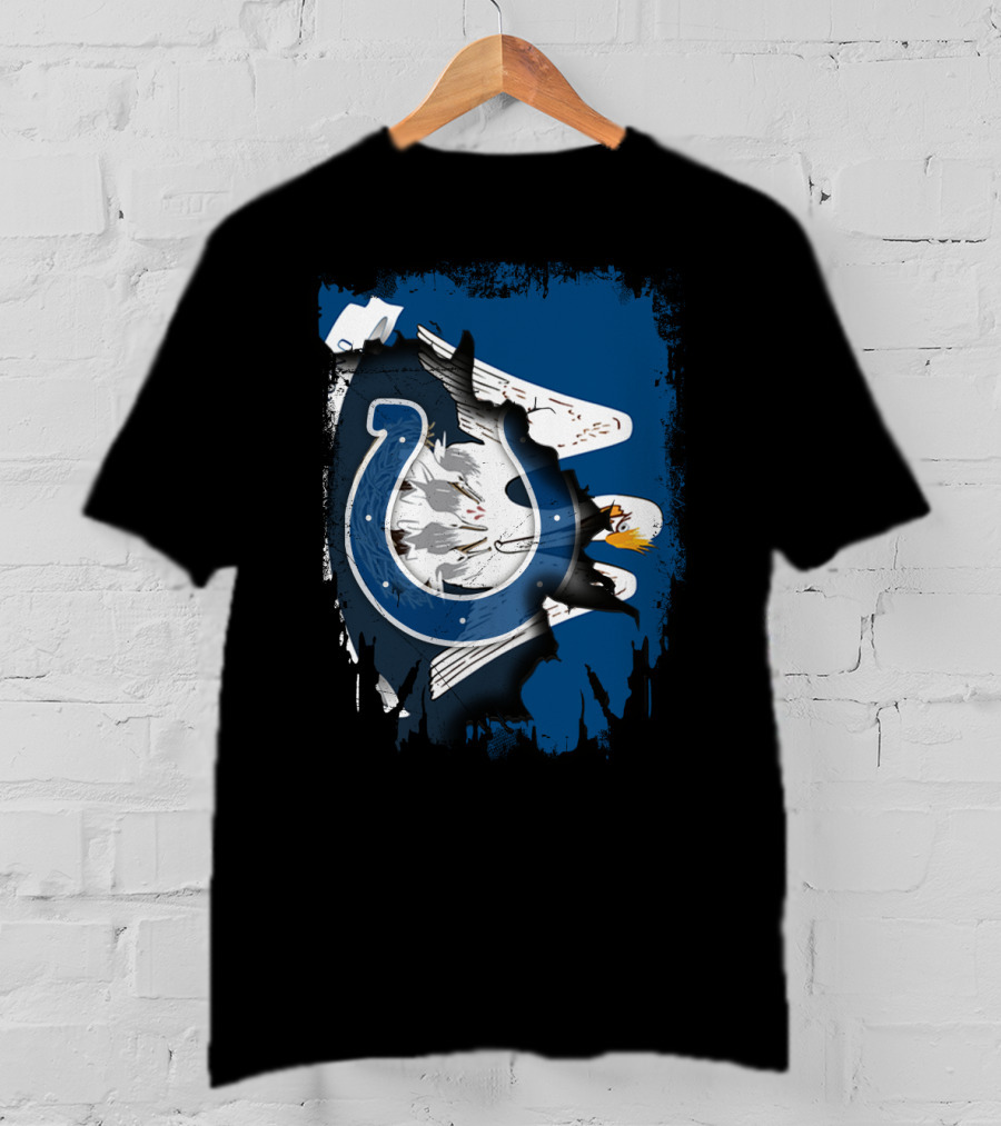 Together Louisiana With Colts Eagle Horse T-Shirt