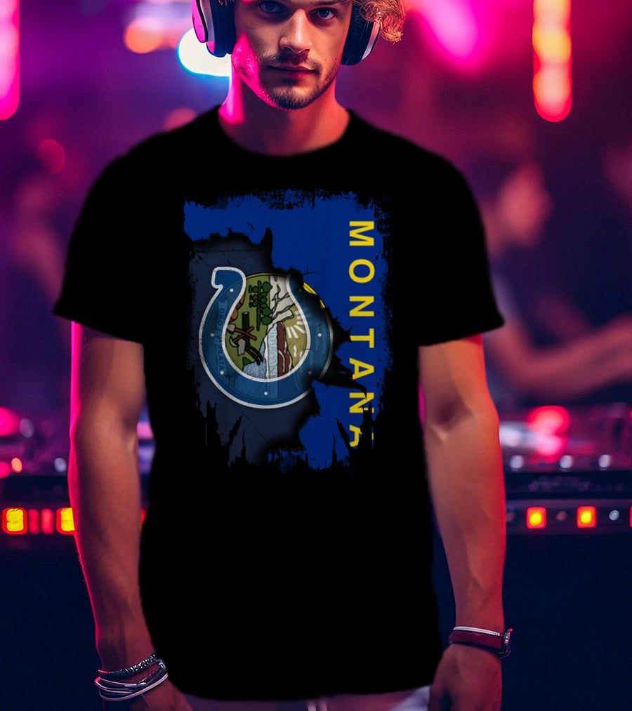 Together Montana Colts Iconic Symbol Collaboration T-Shirt