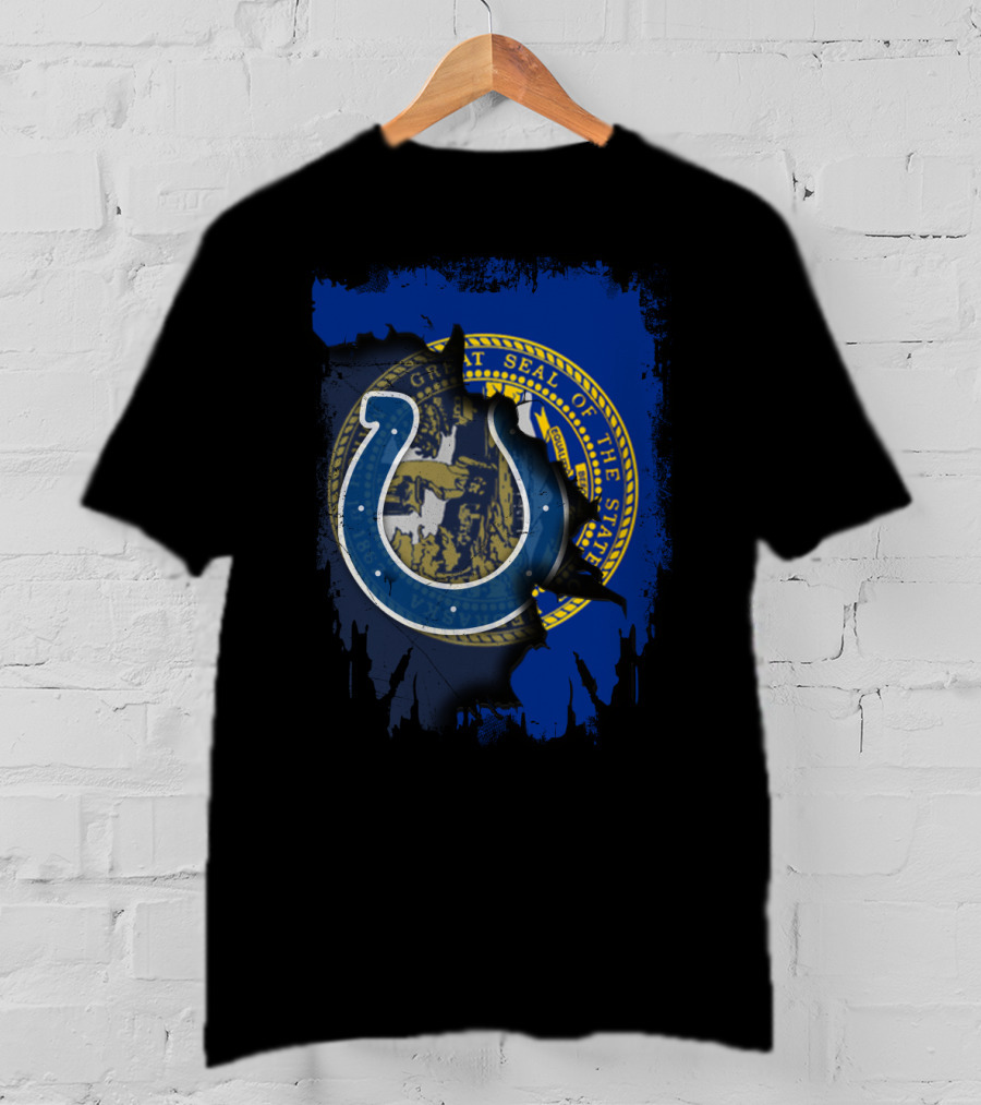 Together Nebraska State Seal With Colts T-Shirt