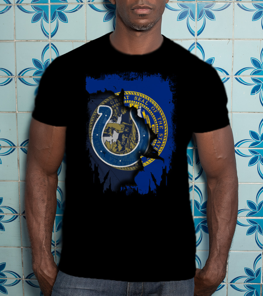 Together Nebraska State Seal With Colts T-Shirt