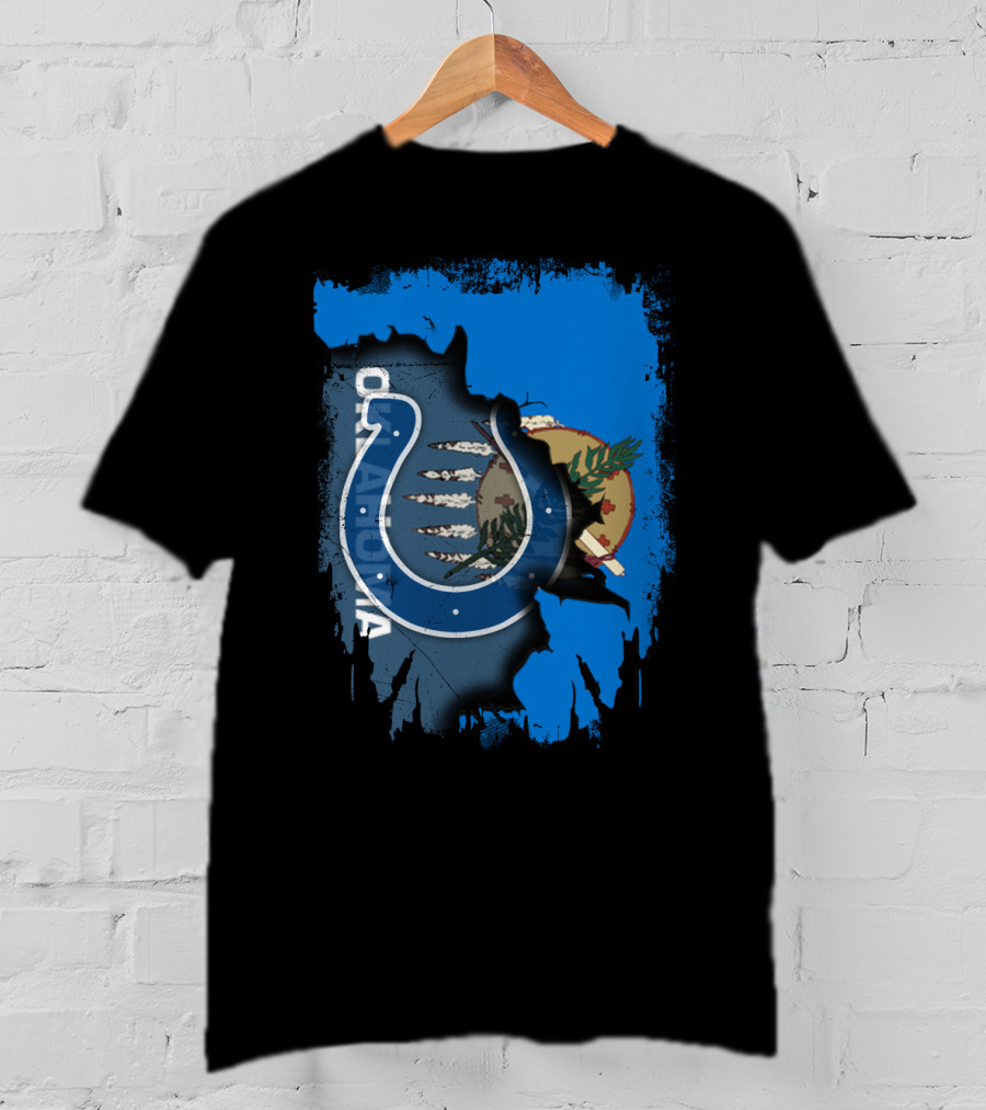Together Oklahoma Colts Flag Fusion T-Shirt