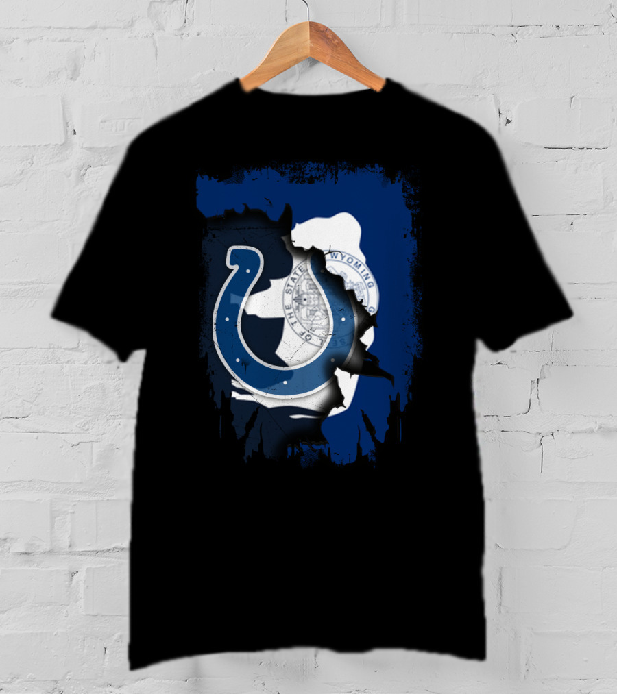 Together Wyoming The State With Colts T-Shirt