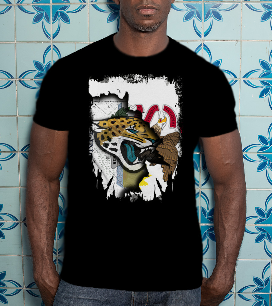 Together Illinois With Jaguars And State Flag T-Shirt