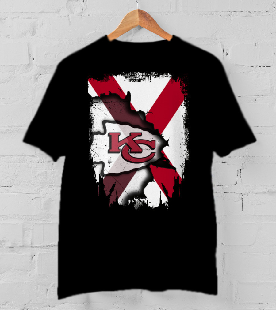 Together Alabama KC Chiefs Fusion Fan T-Shirt