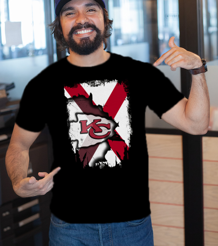 Together Alabama KC Chiefs Fusion Fan T-Shirt