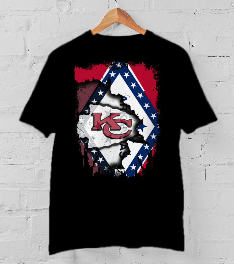 KC Chiefs Arkansas Flag Combo T-Shirt