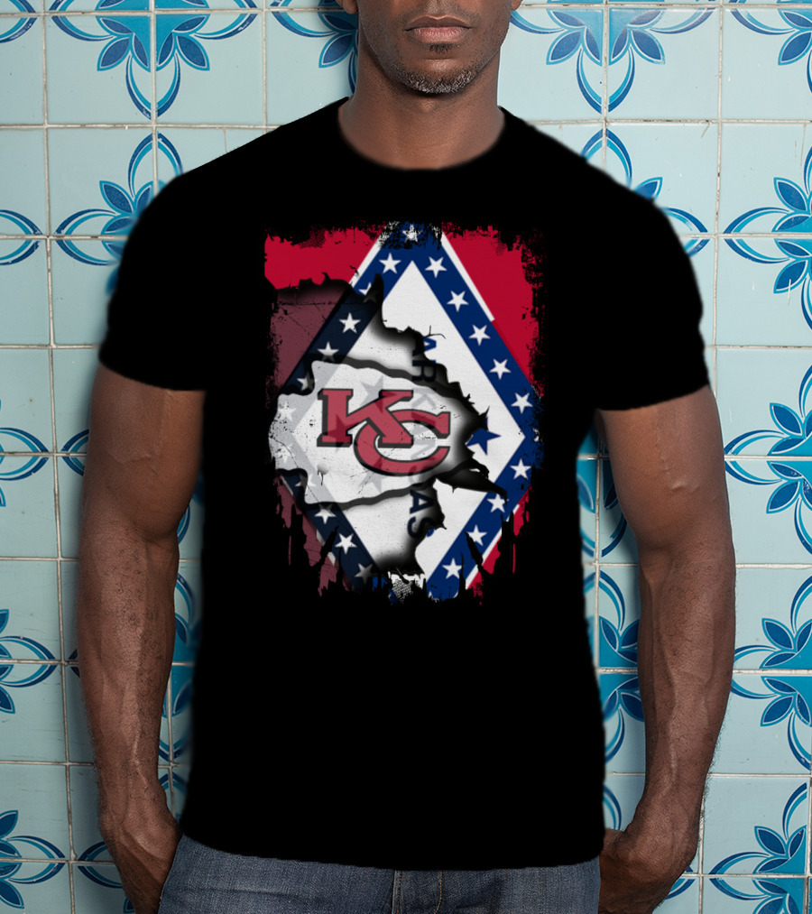 KC Chiefs Arkansas Flag Combo T-Shirt
