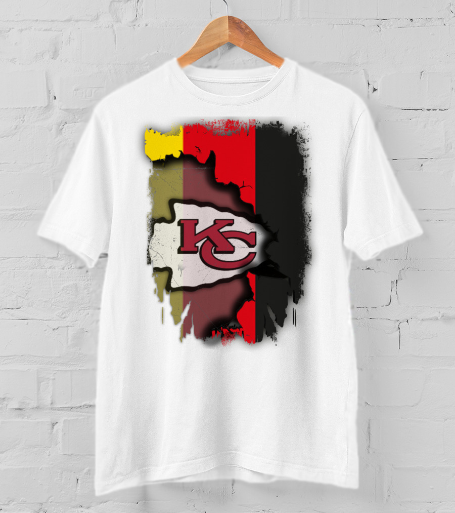Germany Unity Kansas City Chiefs Flag Mashup T-Shirt