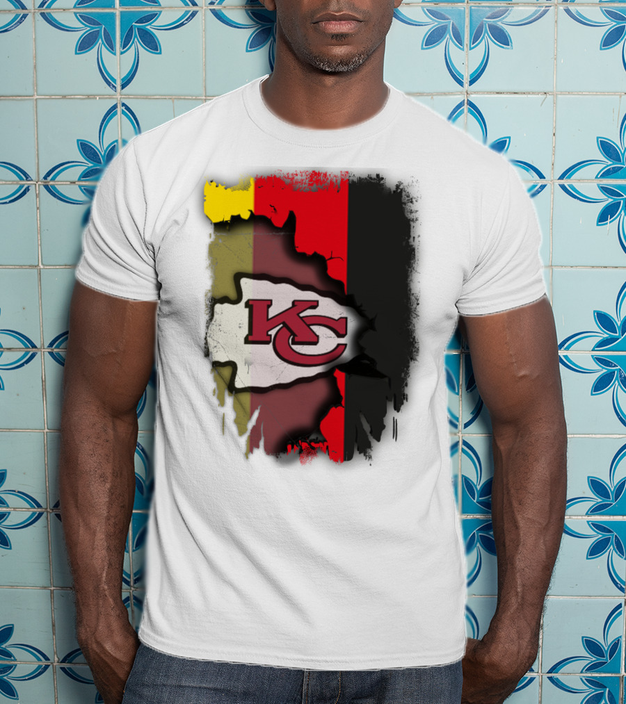 Germany Unity Kansas City Chiefs Flag Mashup T-Shirt