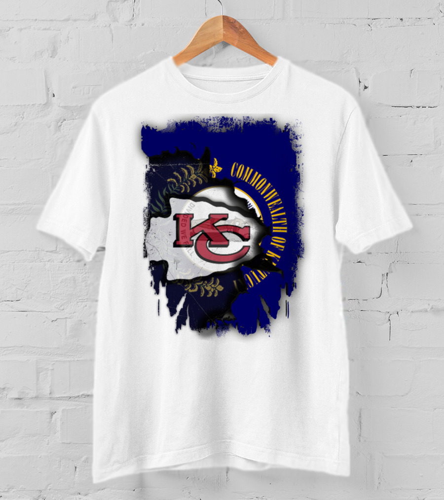 Kansas City Chiefs And Commonwealth Of Kentucky United T-Shirt