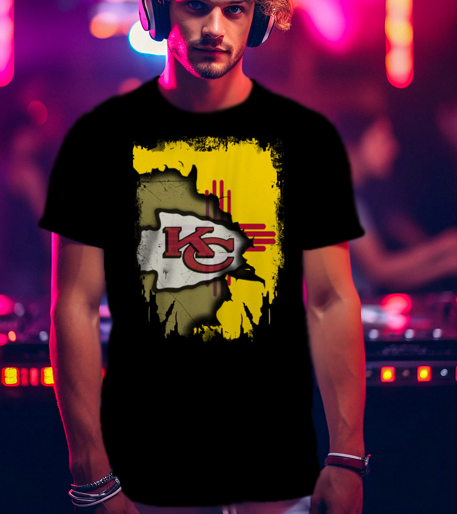 Kansas City Chiefs New Mexico Zia Symbol Together T-Shirt