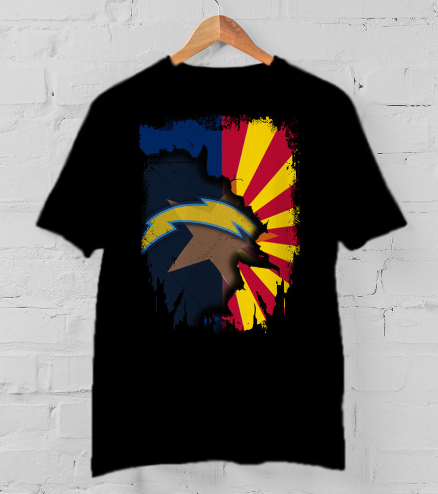 Arizona Los Angeles Chargers Unity Collaboration T-Shirt