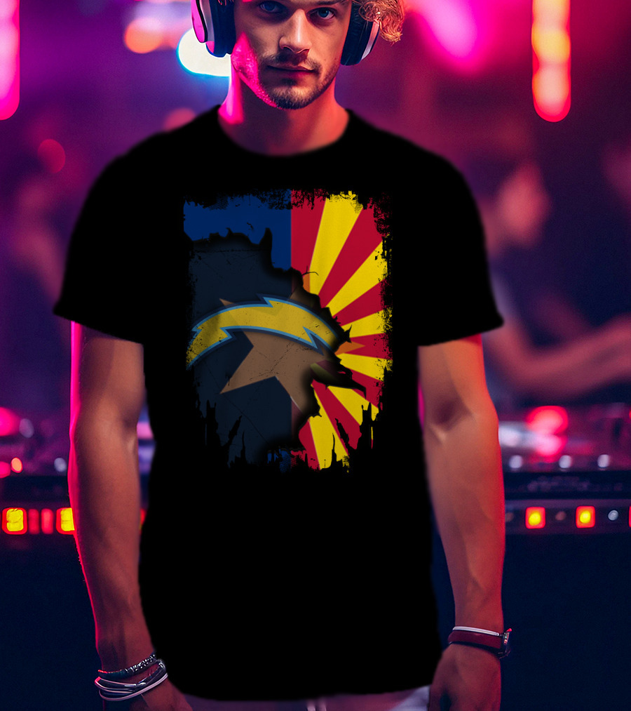 Arizona Los Angeles Chargers Unity Collaboration T-Shirt