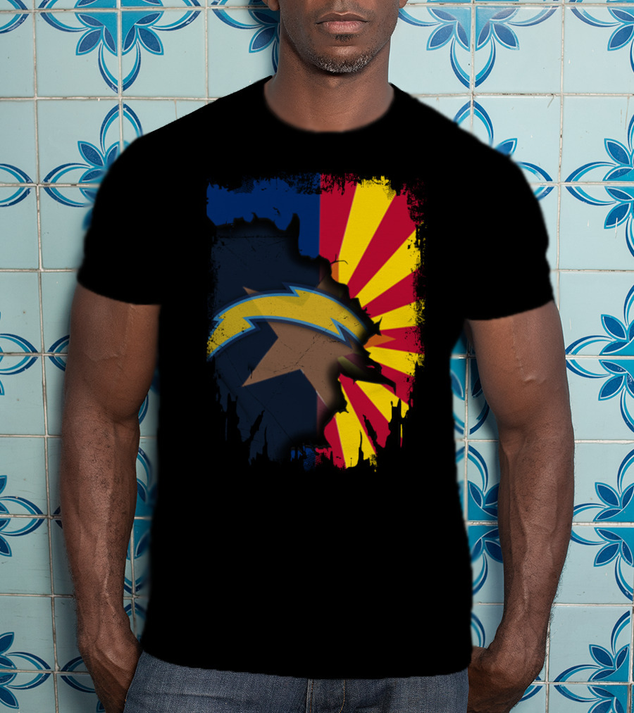Arizona Los Angeles Chargers Unity Collaboration T-Shirt