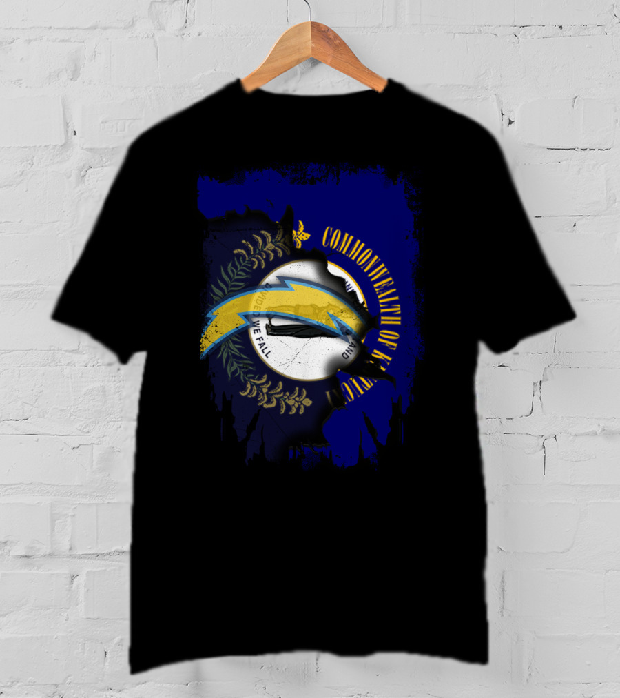 Commonwealth Of Kentucky Chargers United We Stand T-Shirt