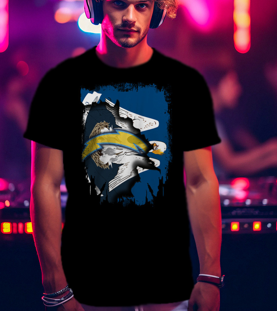 Together Louisiana Eagles Chargers Fusion T-Shirt