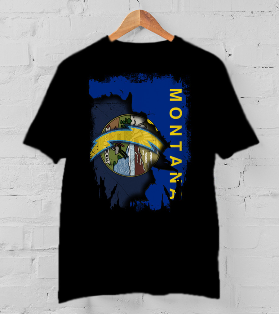 Montana Pride With Chargers Unity T-Shirt