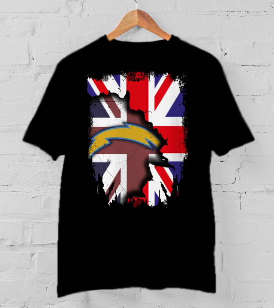 Together United Kingdom Flag With Chargers T-Shirt