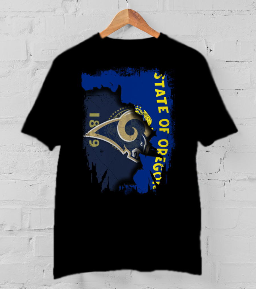 State Of Oregon 1890 Rams T-Shirt